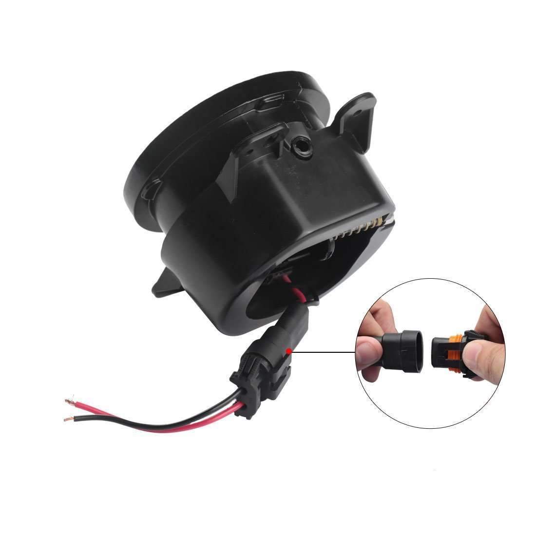 Jeep LED Lighting - Eagle Lights 8700JP LED Fog Lights With Housing For Jeep Wrangler