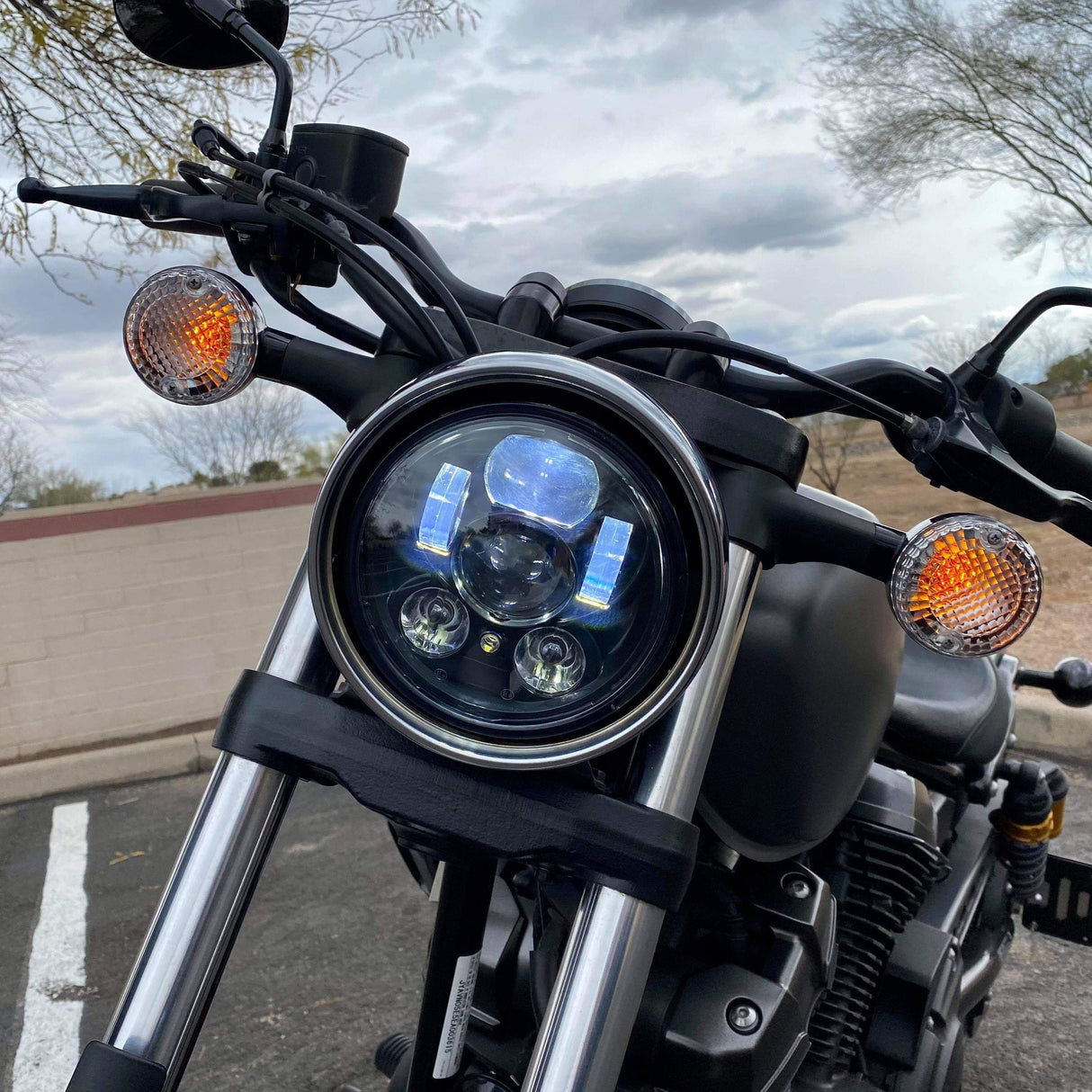 Eagle Lights 5 3/4" LED Headlight for Yamaha XVS650, Bolt, Raider, Road Star, Stryker Models