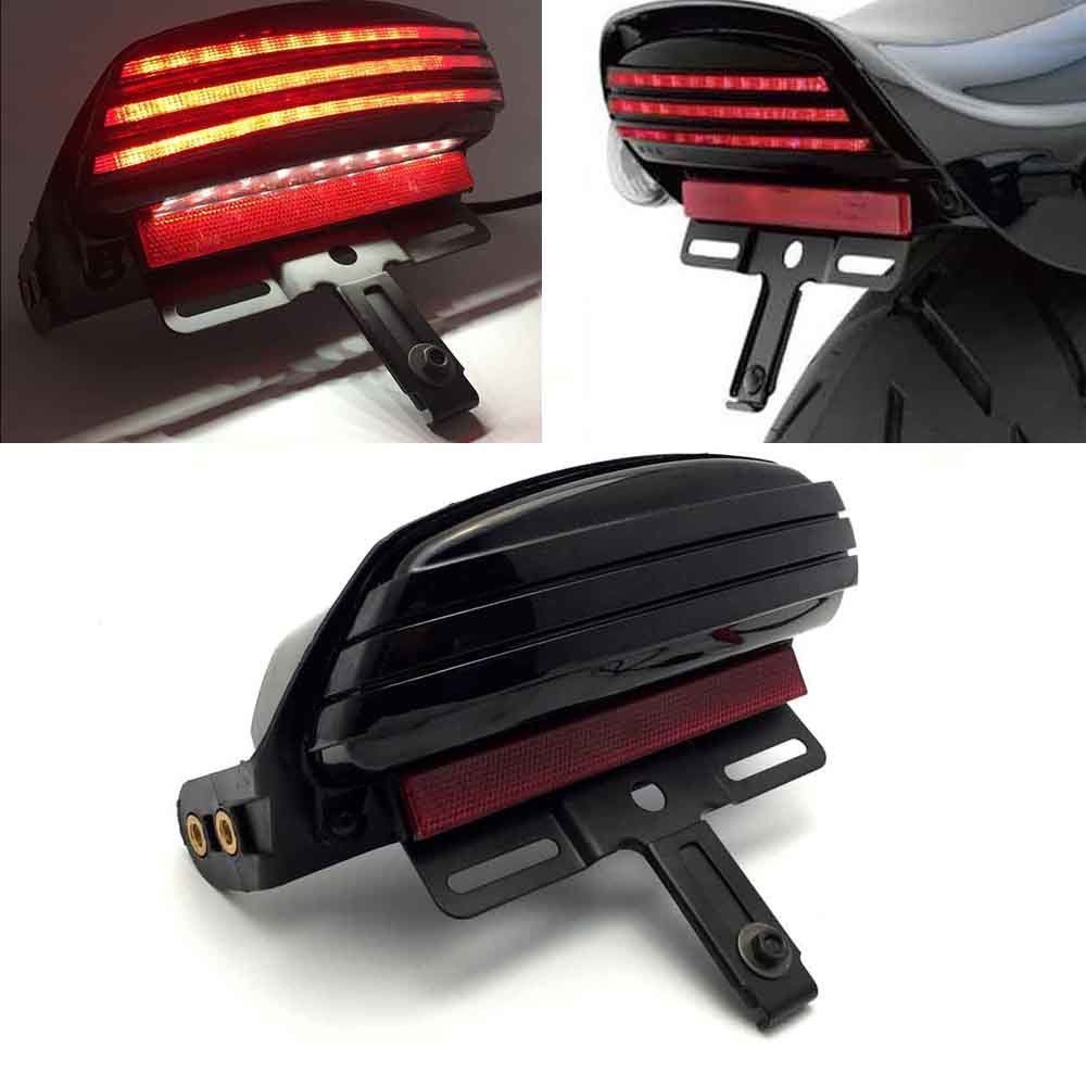 Eagle Lights Bobtail Tri-Bar LED Tail Light For Harley-Davidson® '06 - Current Softail FXST, FXSTB, FXSTC, FXSTS and FLSTSB
