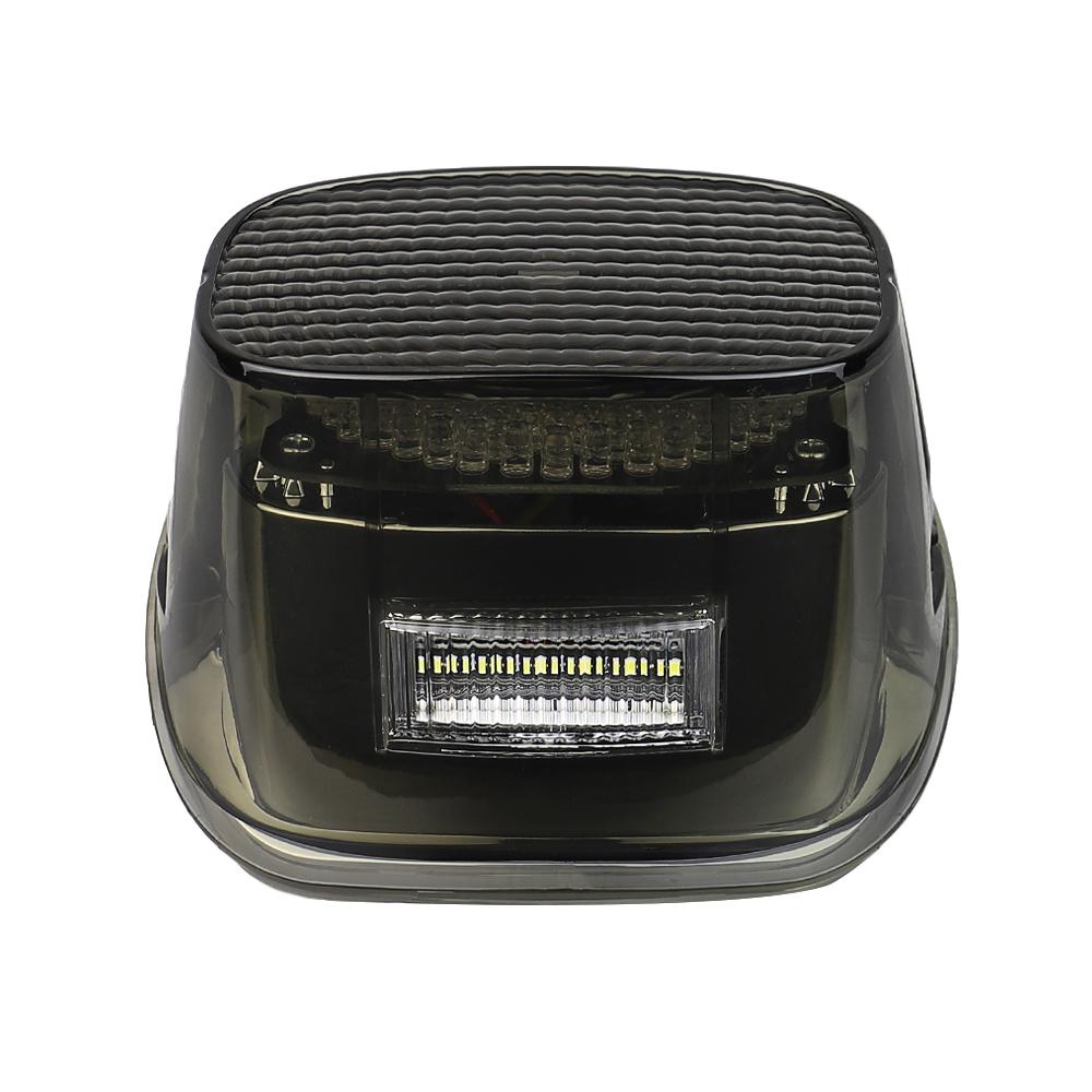 Eagle Lights Flashing Strobe Squareback LED Tail Brake Light Kit for Harley-Davidson® - with Plate Window