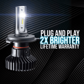 Eagle Lights Infinity Beam H4 LED Headlight Bulb for Skidoo Snowmobiles
