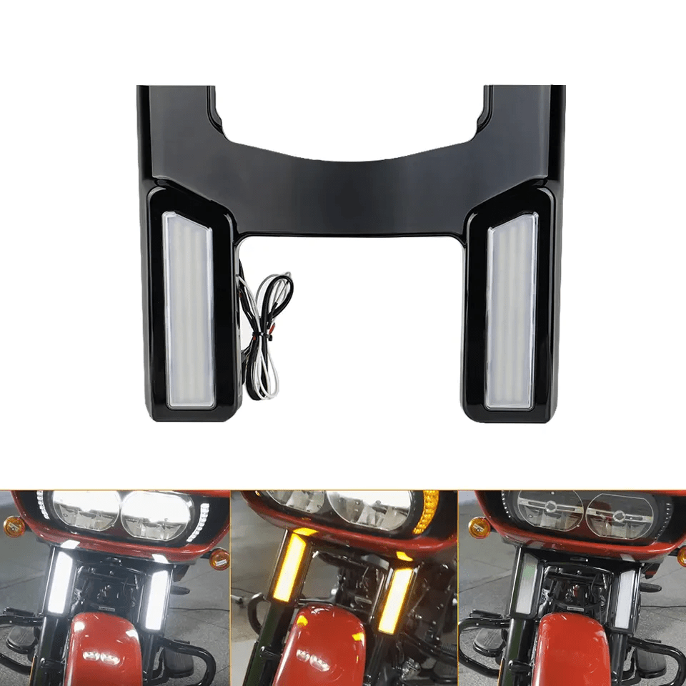 Eagle Lights LED Fork Light Covers for 2020+ Harley Davidson Road Glide