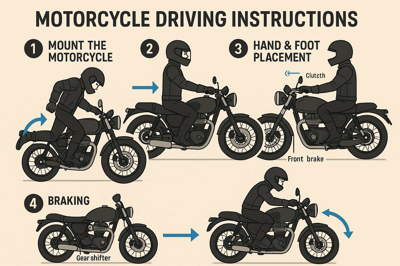 How to Drive a Motorcycle