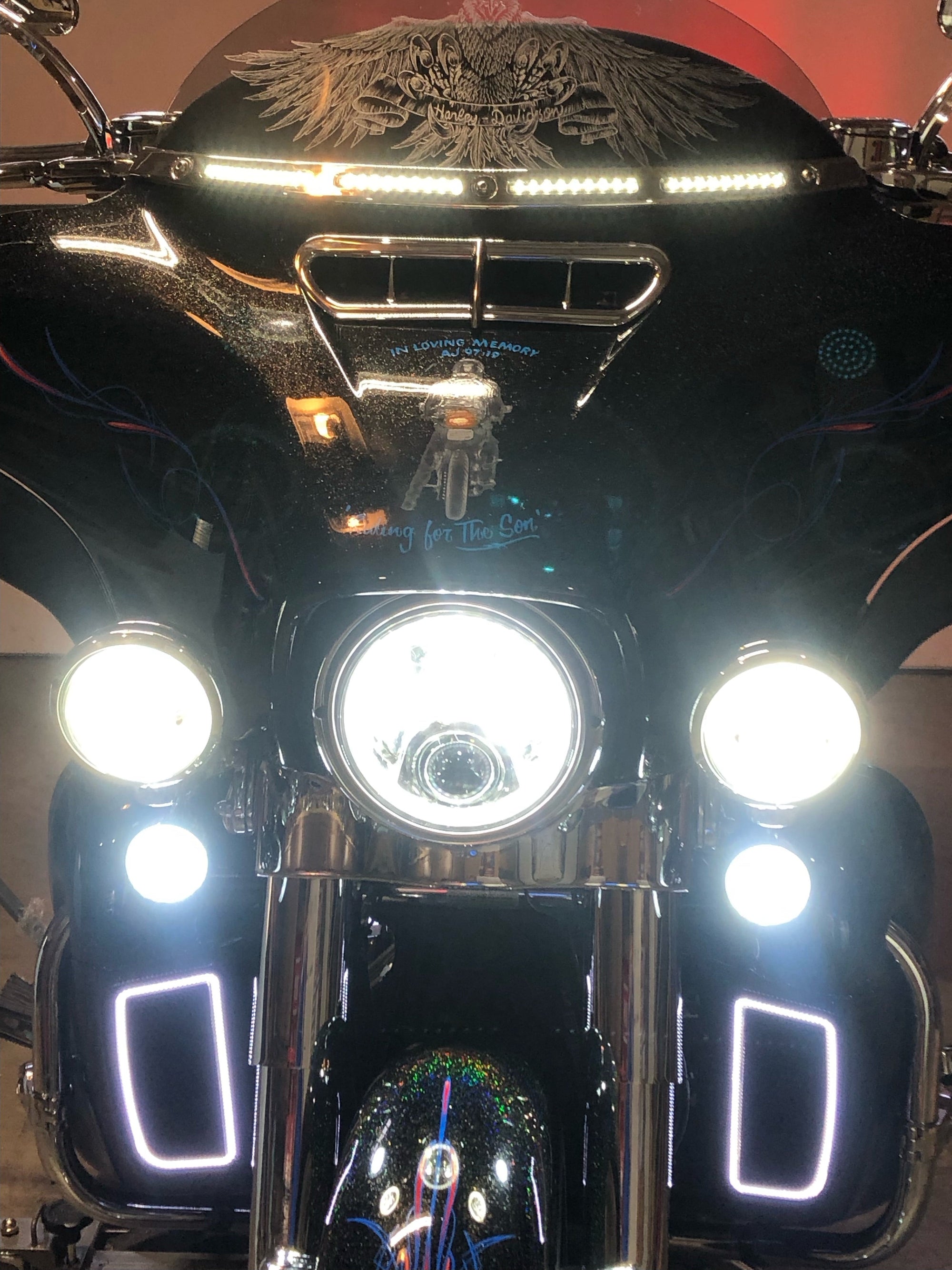 LED Headlights For The Harley Davidson Motorcycles