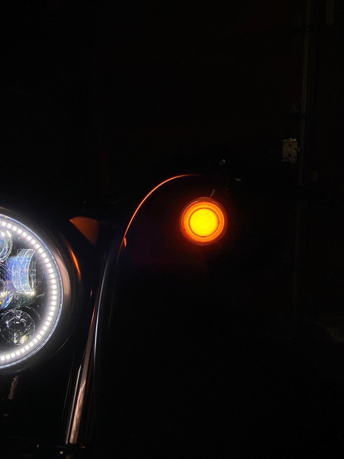 Eagle Lights HALOS 2" Front LED Turn Signals for Harley Davidson Motorcycles