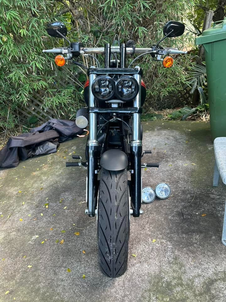 Stylish headlight for best sale bike
