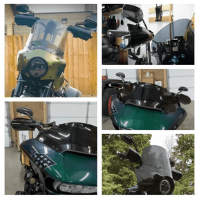 Eagle Lights HANDSHIELD Club Style Hand Guards for 2021 - 2023 Harley Davidson Road Glide Motorcycles