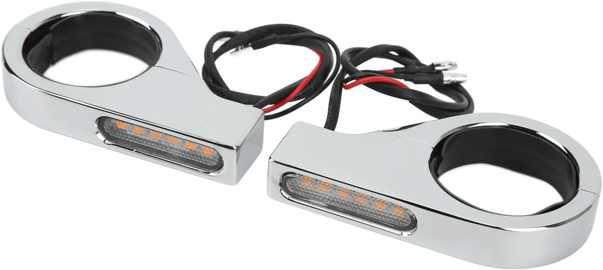Eagle Lights FORKFLARES Front LED Turn Signals with Running Lights for Indian Scout, Bobber, Rogue, Sixty