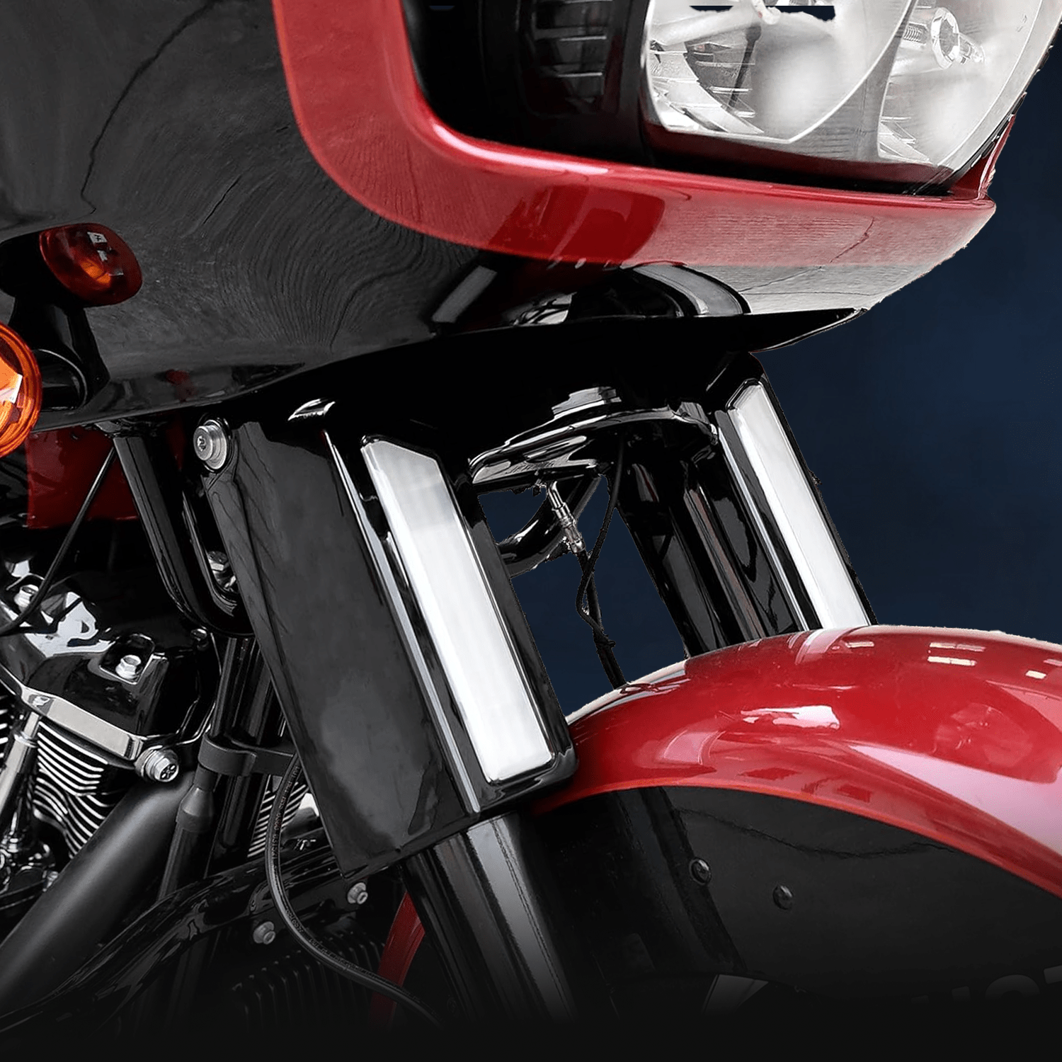 Eagle Lights LED FORKFLARES™ Light Cover for 2020 to Current Harley Davidson Road Glide Models