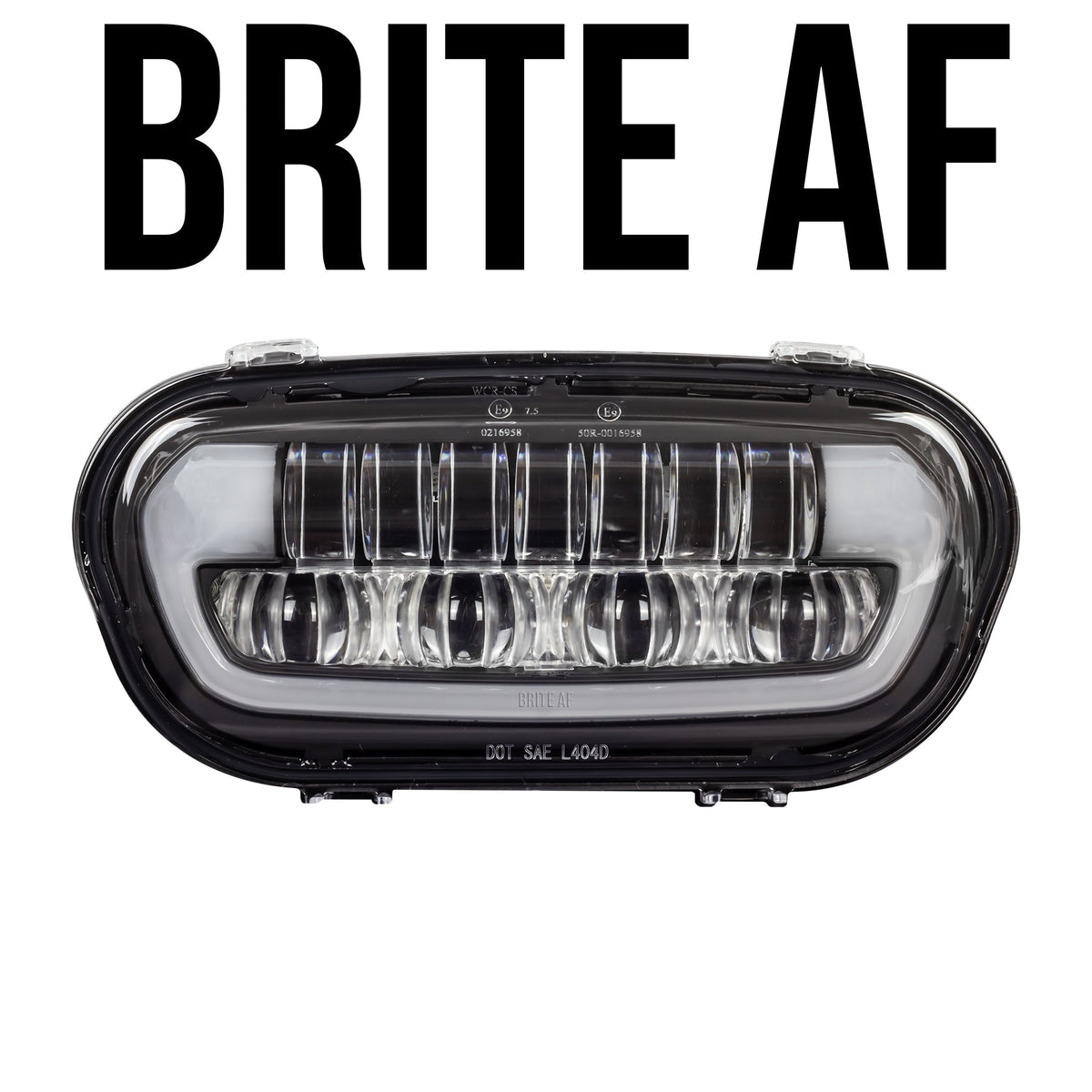 Eagle Lights BRITE AF LED Headlight for 2008 - 2017 Harley Davidson Fat Bob Models