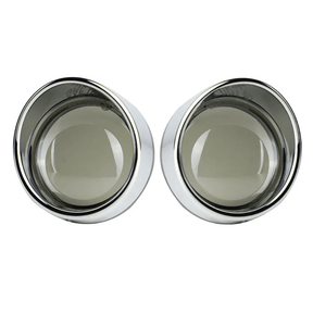 Eagle Lights Replacement Lenses with Visors for 2" Bullet Style Turn Signals - Smoked