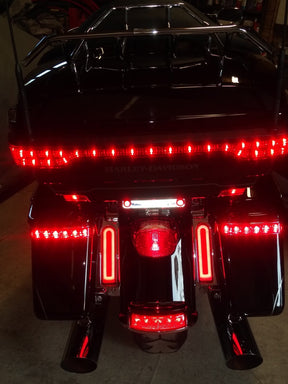 Eagle Lights Saddlebag HALOS Running, Brake and Turn Filler Lights for Harley Davidson Motorcycles
