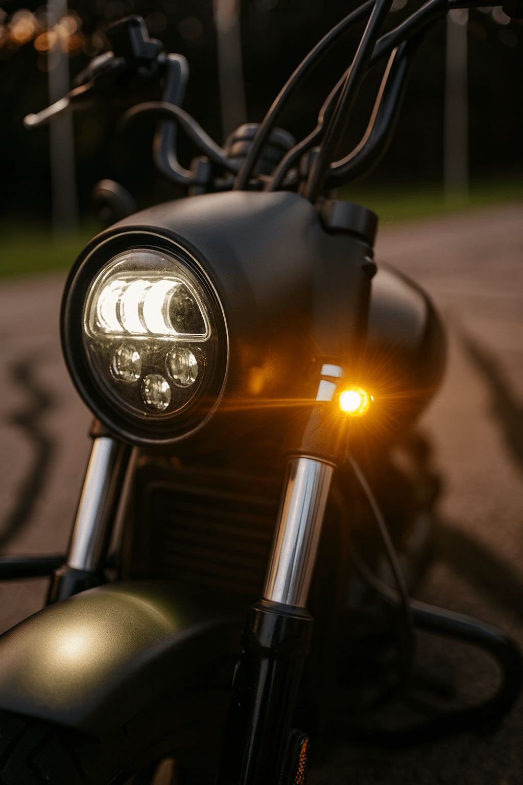 Eagle Lights BULLETBEAM Front LED Turn Signals with Running Lights for Indian® Scout, Bobber, Sixty, Rogue - 2 Lights