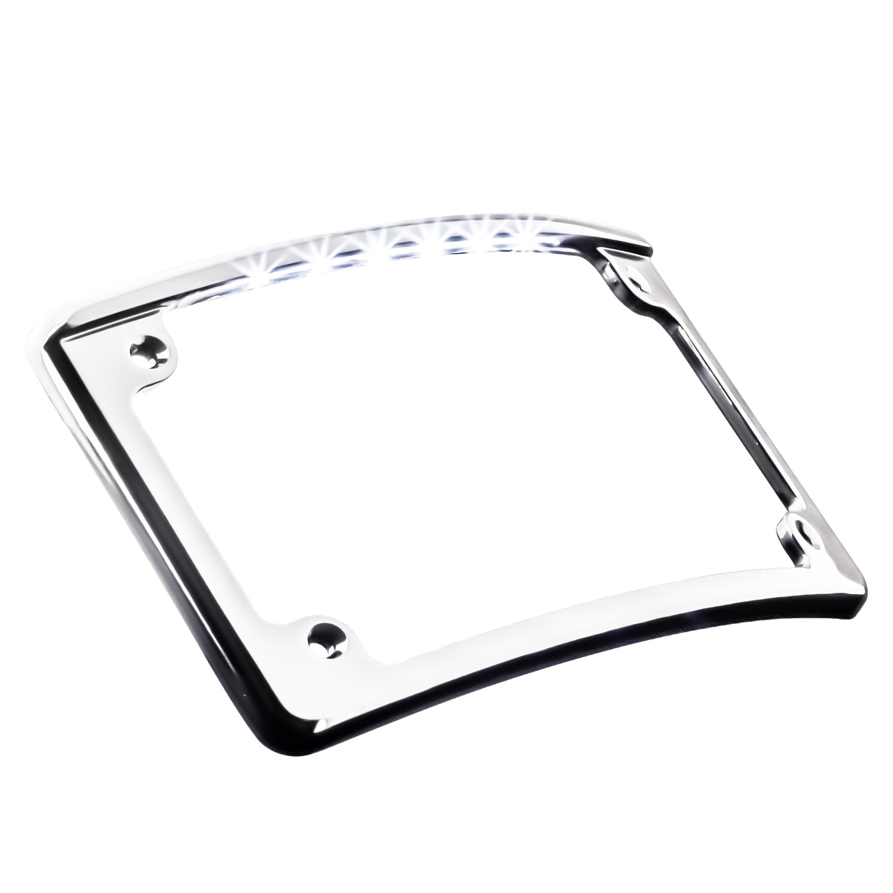 Radius License Plate Frame with Auxiliary Red LEDs & Tag Illumination