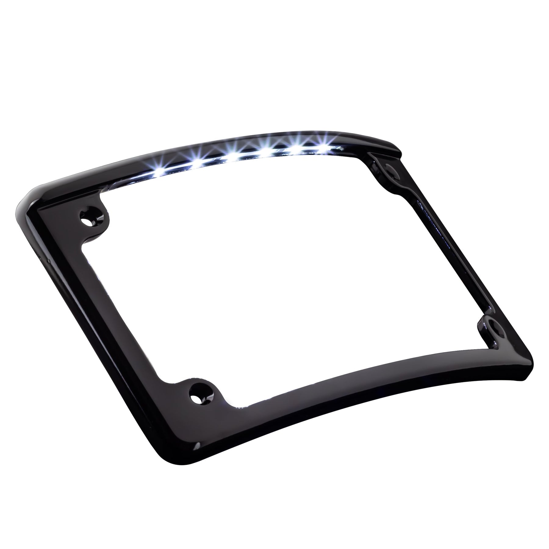 Eagle Lights Curved LED License Plate with Light for 2006 - 2023 Harley Davidson Motorcycles