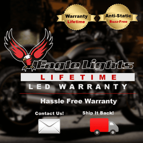 Eagle Lights Low Profile Saddlebag LED Tail Lights with Sequential Turn Signals, Running Lights and Brake Lights for 2014 to Current Harley Davidson Touring Models