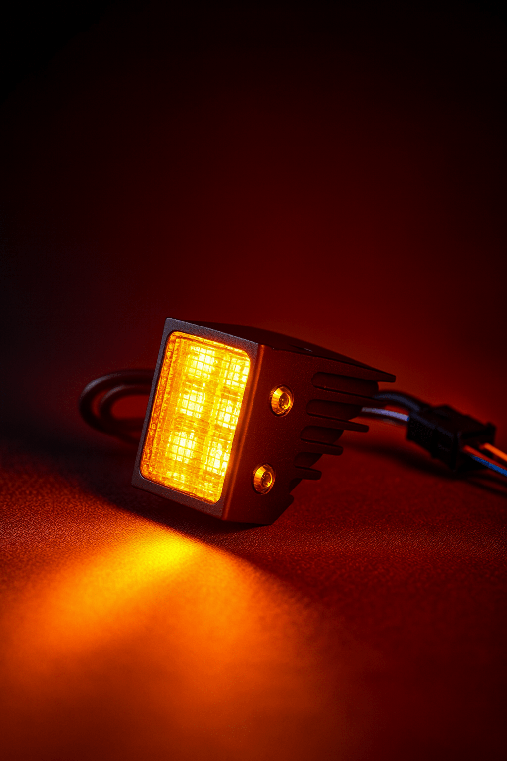 Eagle Lights BLACKBOLT LED Front Turn Signals with Full Running Light for Low Rider Models