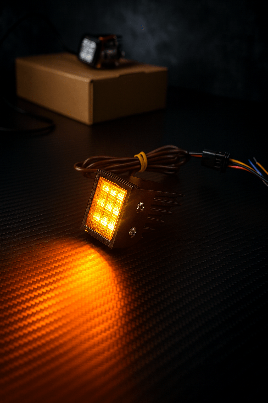 Eagle Lights BLACKBOLT LED Front Turn Signals with Full Running Light for Low Rider Models