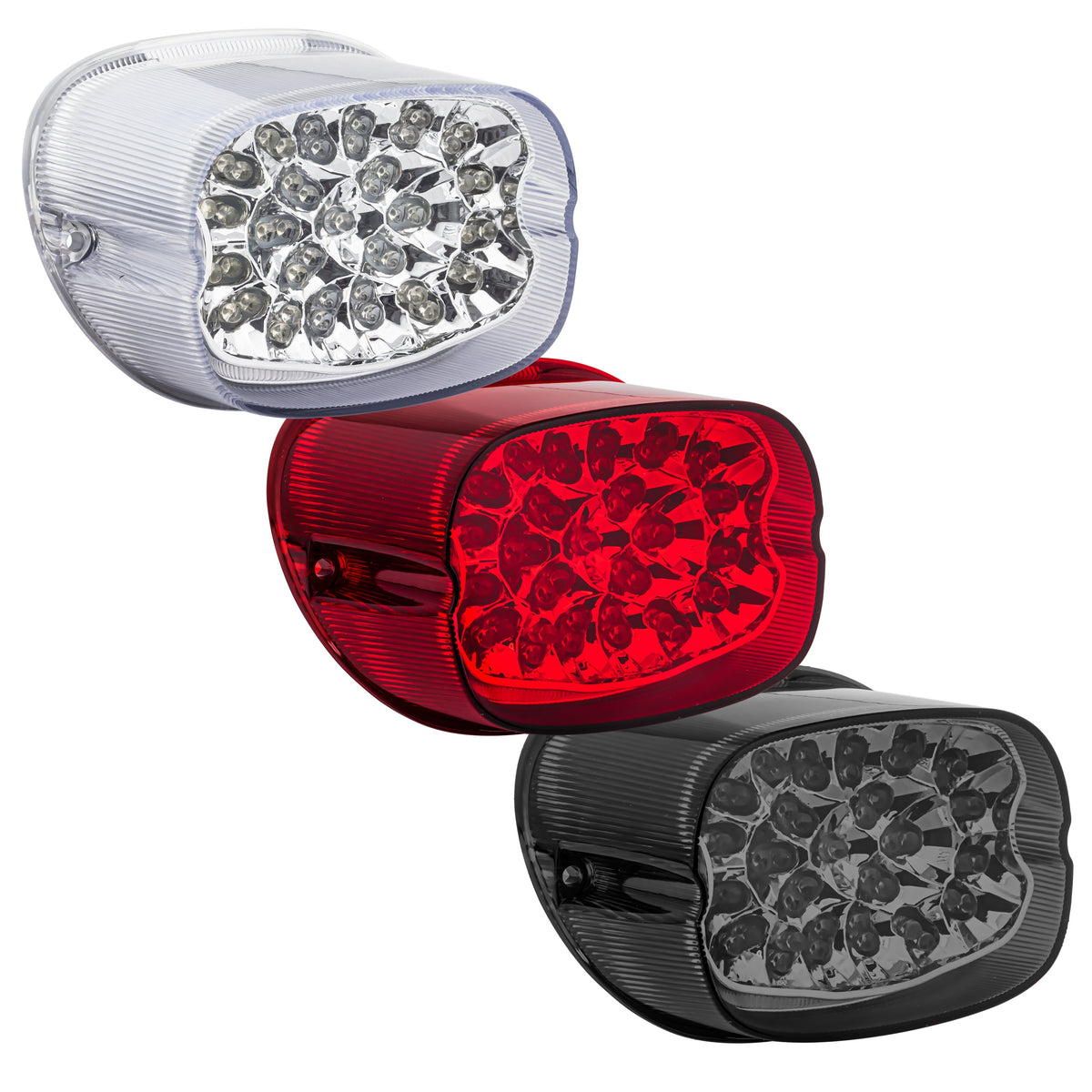 Eagle Lights LED Replacement Softtail / Touring / Sportster / Dyna Tail Light with Built In LED Turn Signals