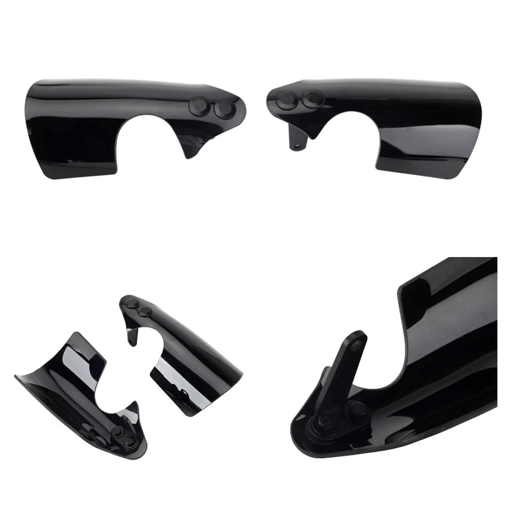 Eagle Lights HANDSHIELD Club Style Hand Guards for Harley Davidson Fat Bob, Low Rider, Low Rider S, Softail Slim