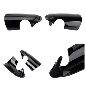 Eagle Lights HANDSHIELD Club Style Hand Guards for 2018 - 2023 Harley Davidson Fat Bob, Low Rider, Low Rider S, Softail Slim
