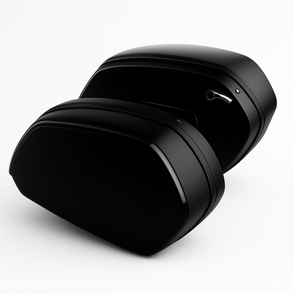 Eagle Lights Midnight Edition Saddlebags for 2022 - 2025 Low Rider S - Easy Bolt On Installation