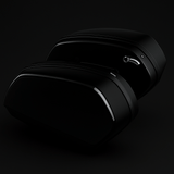 Eagle Lights Midnight Edition Saddlebags for 2022 - 2025 Low Rider S - Easy Bolt On Installation