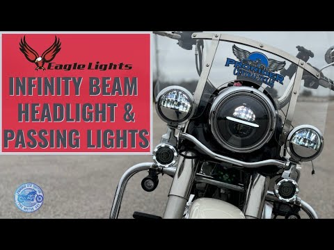 Eagle Lights Infinity Beam Series 7" Round LED Headlight with LED Passing Lights