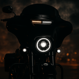 Eagle Lights Batwing LED Vent Insert (DRL / Turn Signal) for Harley Davidson® Motorcycles