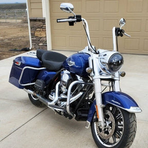 Eagle Lights 7" LED Headlight Kit for Harley Davidson and Indian Motorcycles - Generation III / Black