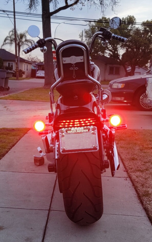 harley deuce tail light