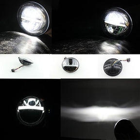 5 ¾” Halo & DRL LED Headlights - Eagle Lights 5 3/4" Complex Reflector LED Headlight