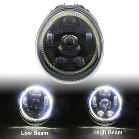 Eagle Lights V-Rod / Street Rod LED Projection Headlight with Halo Ring