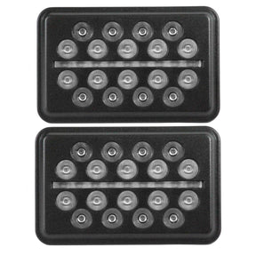 4 X 6 LED Headlights - Eagle Lights 4" X 6" 2A1 LED Headlights SLIM LINE Multi LED Projection Headlight