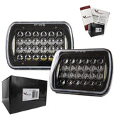 5 X 7 LED Headlights - Eagle Lights 5736B-2 Multi LED 5 X 7 / 6 X 7 Projection Headlight With DRL (H6054 H5054 H6054LL 69822 6052 6053 H6014 H6052)