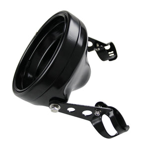 Replacement Headlight Buckets - Eagle Lights 7" Meteor Headlight Bucket Housing For Motorcycles With 32MM To 40MM Fork Tubes