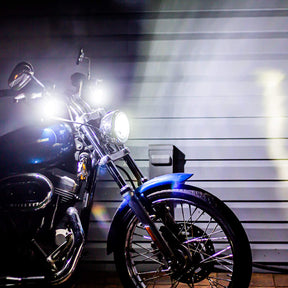 Eagle Lights SUNBURST 2" Front LED Turn Signals For Harley Davidson and Yamaha Models
