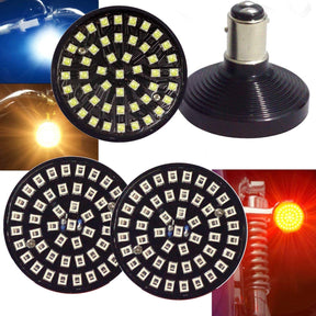 Eagle Lights SUNBURST 2" LED Turn Signals (Front (1157) and Rear (1156) LED Turn Signal Kit) For Harley Davidson