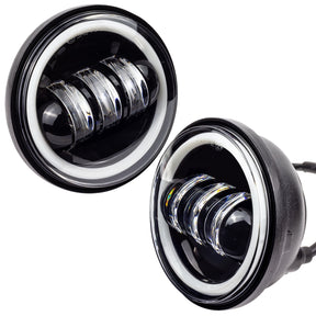 Eagle Lights 8700HP Halo 4.5" LED Passing Lamps for Harley Davidson