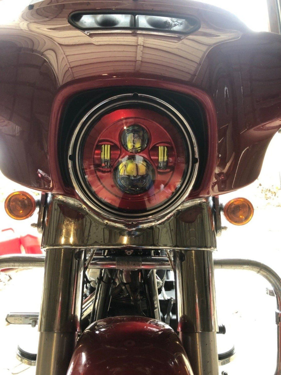 Harley-davidson Halo Headlights Eagle Lights 8700BG3H 7