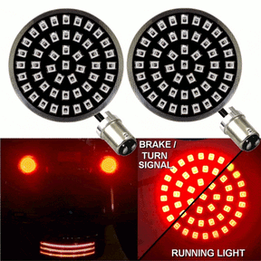 Eagle Lights Generation II Midnight Edition Rear LED Turn Signals with Strobing LED Brake Lights