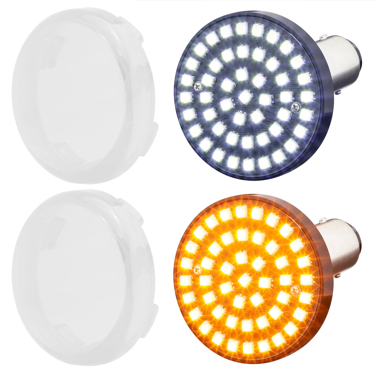 Eagle Lights SUNBURST 2" Front LED Turn Signals For Harley Davidson