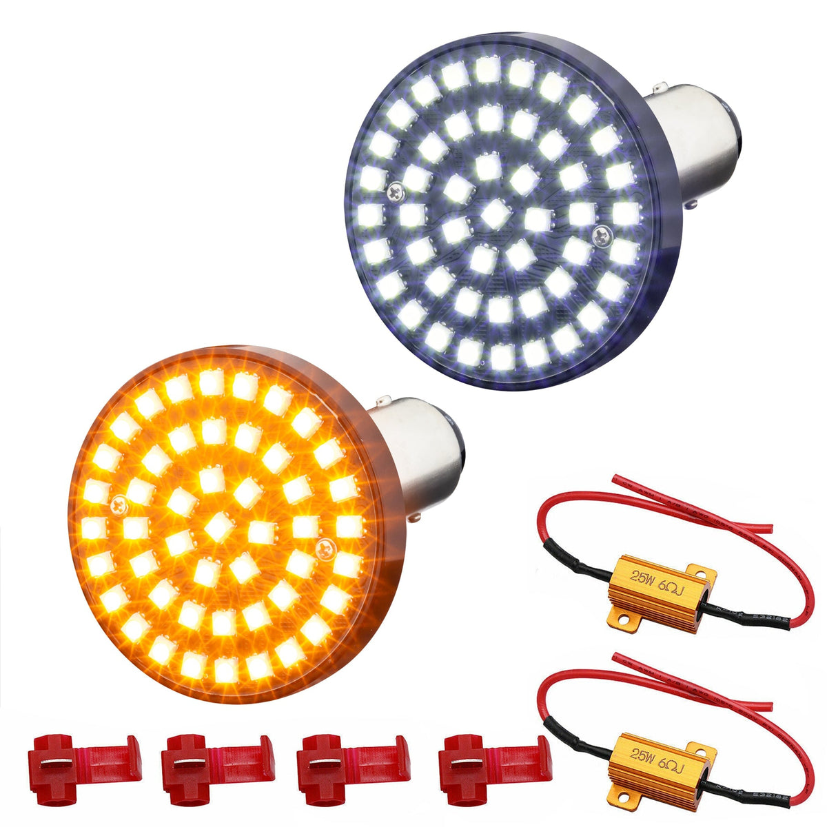 Eagle Lights SUNBURST 2" Front LED Turn Signals For Harley Davidson