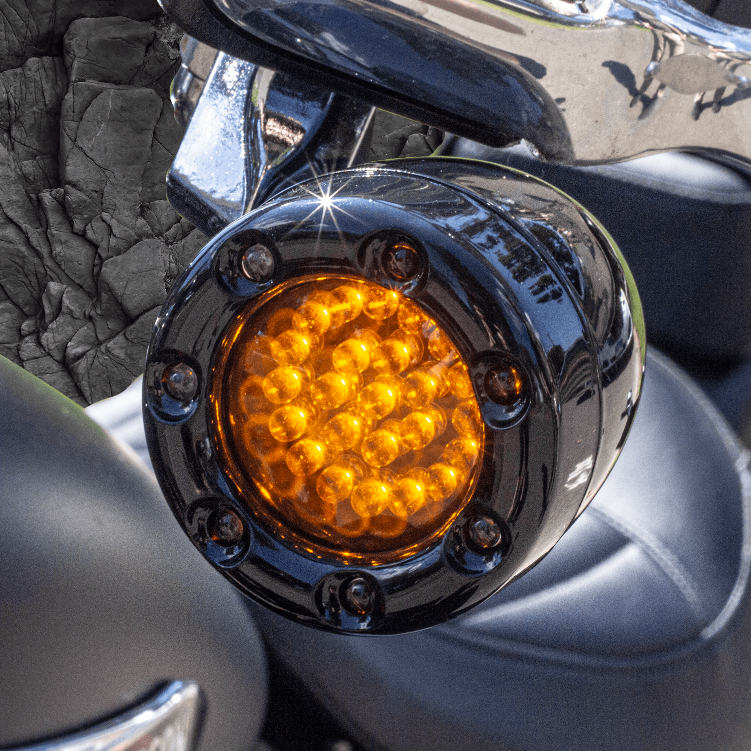 Harley davidson turn signal top covers