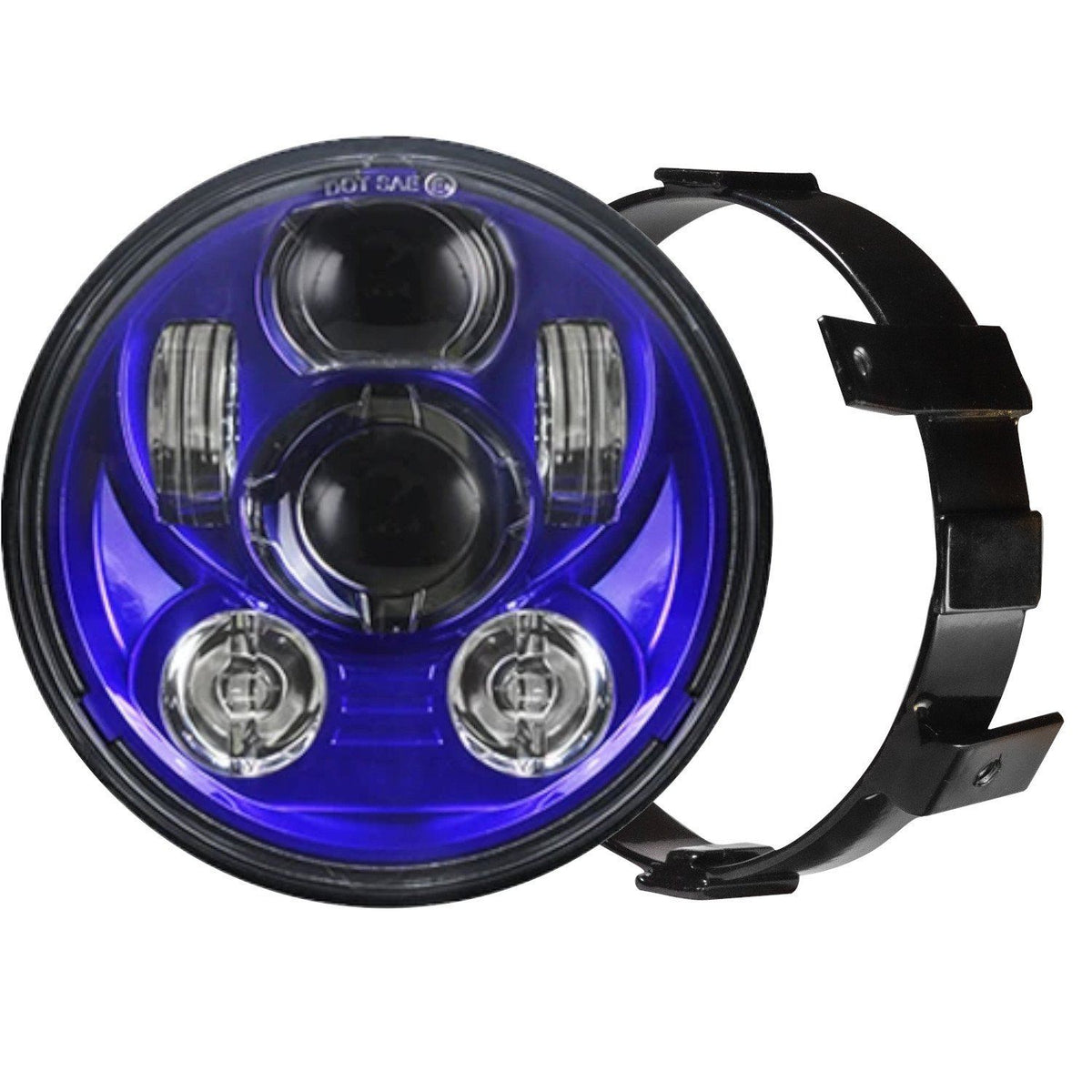 Eagle Lights Generation III LED Headlight For Honda VTX 1300 and 1800 F- MODEL ONLY- Includes VTX Bracket and Hardware