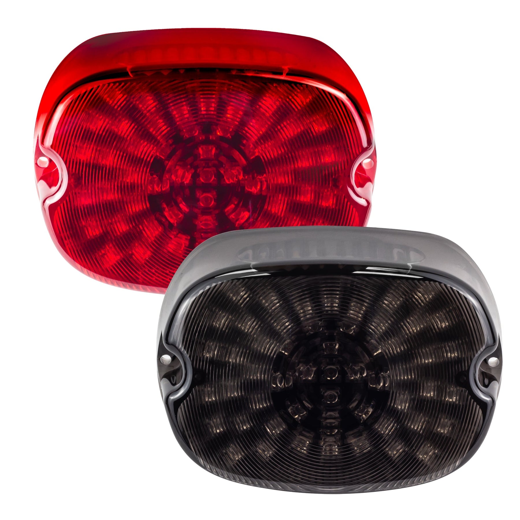 8-Inch Amber + Red LED Motorcycle Sequntial Turn Signal Brake Tail Light  Strip