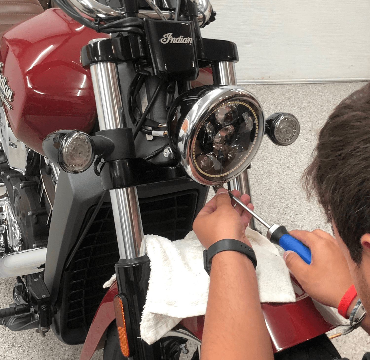 scout bobber headlight cover