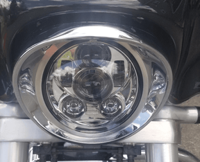 Eagle Lights Generation III LED Headlight For Honda VTX 1300 and 1800 - Includes VTX Bracket and Hardware