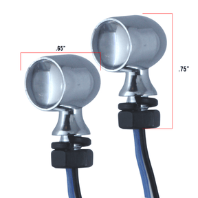 Eagle Lights Mini Bullet Rear LED Turn Signal Lights - Amber Turn Signal (2 Lights Included)