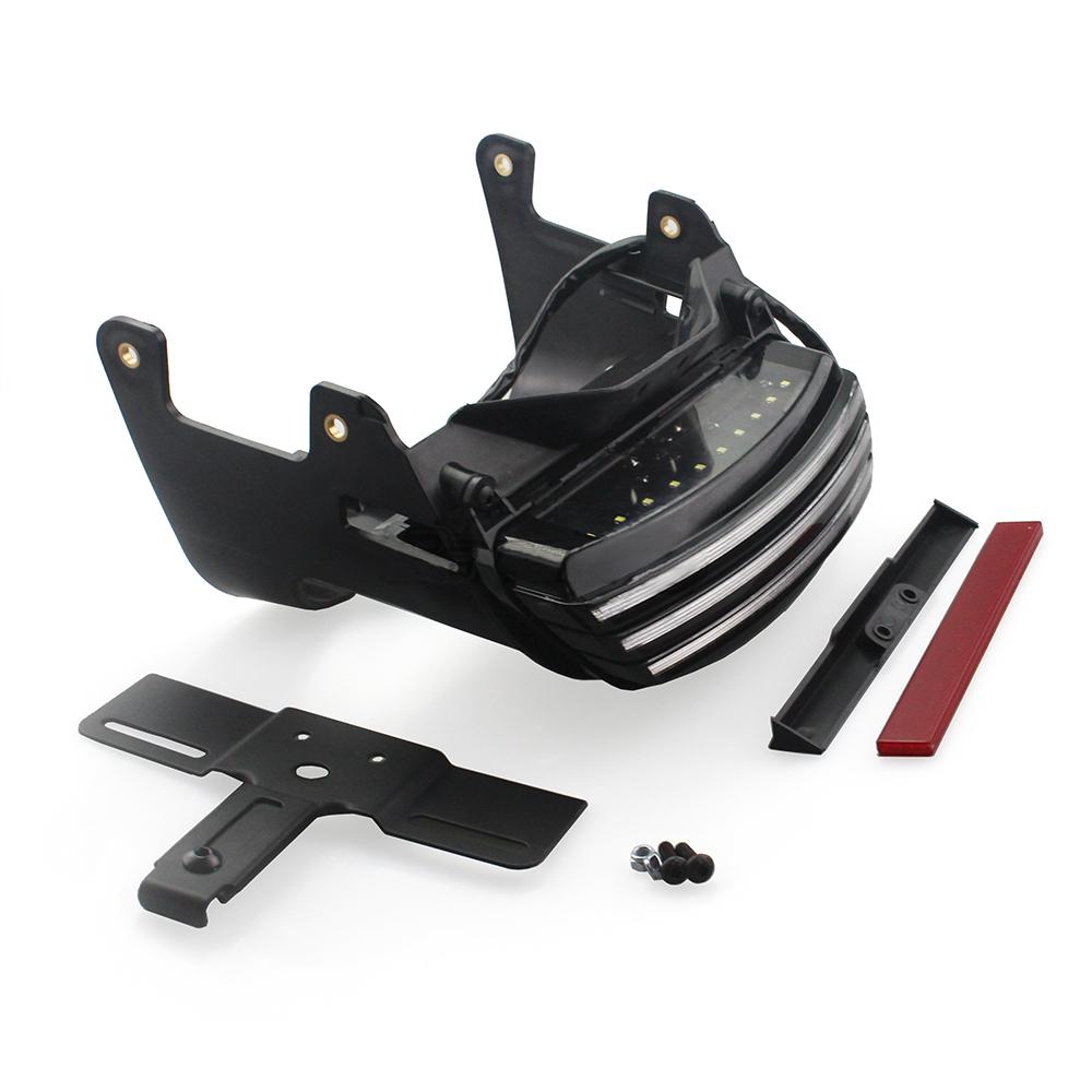 Eagle Lights Bobtail Tri Bar LED Tail Light For 08 2013 Harley Davidson Dyna Fat Bob